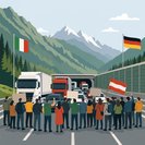 Brenner Bottleneck: Alpine Protest Shuts Key Corridor Between Italy and Germany