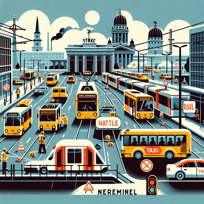 Nationwide Ver.di Strike Brings German City Transport to a Halt for 48 Hours