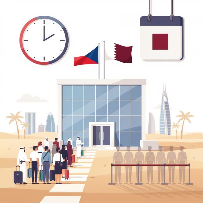 Doha Embassy Sets Single-Day Window for Czech Seasonal-Employment Visa Applications