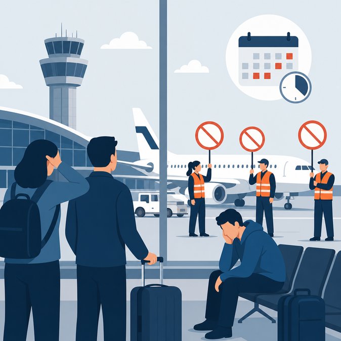 Four-hour strike at Helsinki Airport forces Finnair to cancel 110 flights