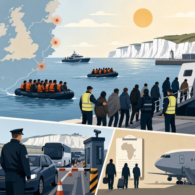 Record May heat triggers fresh surge in English Channel small-boat crossings