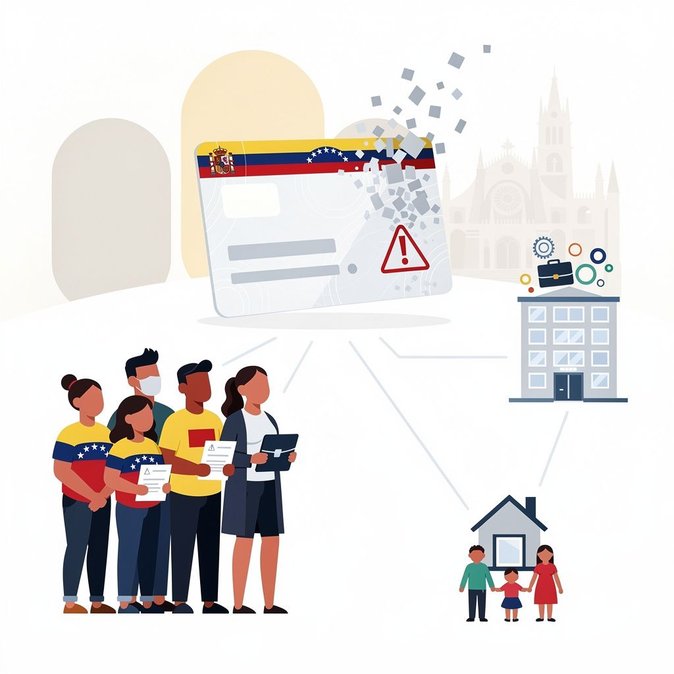 L’Espagne Met Fin au Renouvellement des Titres de Séjour Humanitaires — Des Dizaines de Milliers de Vénézuéliens Impactés