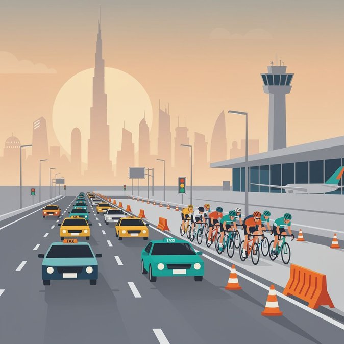 Early-morning road closures in Dubai to accommodate ‘Proud of UAE’ cycling race