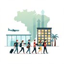 Le Brésil Accueille 5,26 Millions de Visiteurs Étrangers au Premier Semestre 2026, Signe d’un Rebond du Tourisme