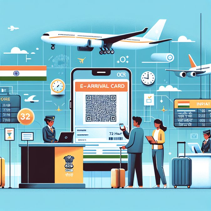 India Makes Digital e-Arrival Card Mandatory 72 Hours Before Entry