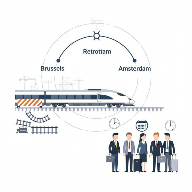 Eurostar services between Brussels and Amsterdam curtailed 3–5 October amid Dutch engineering works