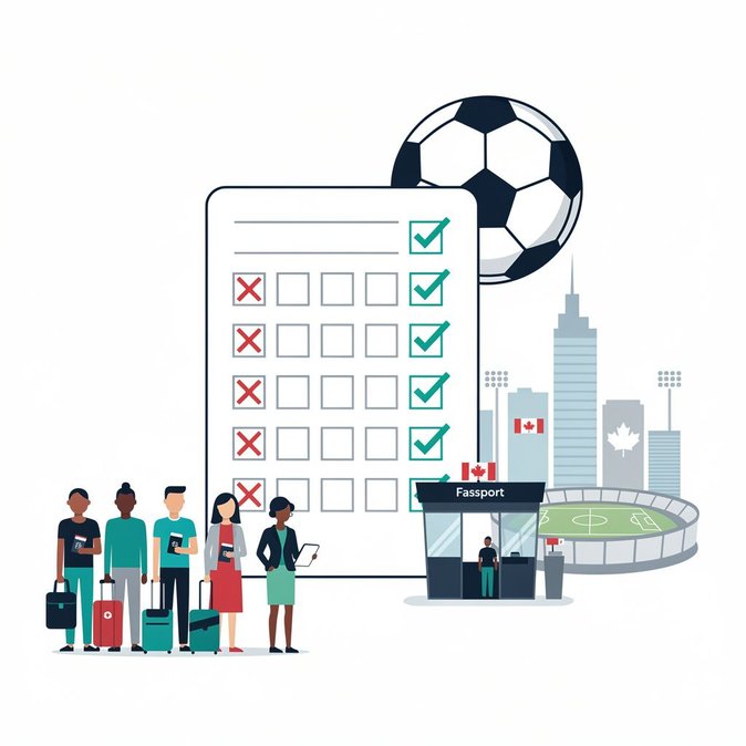 Crise des visas pour la Coupe du Monde : seulement 41 % des demandes de supporters approuvées pour les matchs au Canada