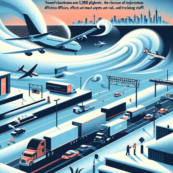 Mid-March Winter-Storm Complex Snarls U.S. Air and Road Networks, Triggers CBP Staffing Shifts