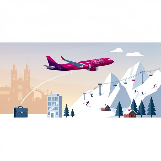 Wizz Air Anuncia Nueva Ruta Praga–Poprad, Mejorando la Conectividad entre Chequia y Eslovaquia