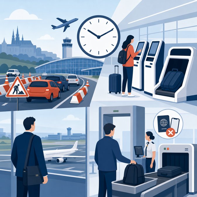Prague Airport launches summer-season campaign to ease passenger flow amid roadworks and new self-service technology