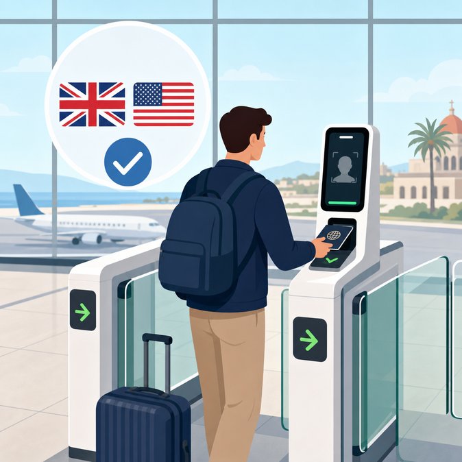 Nice Côte d’Azur Airport extends PARAFE e-gate use to UK and US citizens