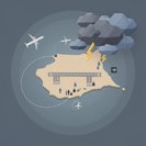 Thunderstorms Force Flight Diversion as Cyprus Activates CY-Alert System