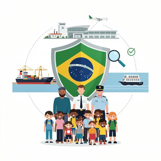 « Manas que Protegem » : un nouveau pacte inter-agences renforce la protection des enfants dans les ports et aéroports brésiliens