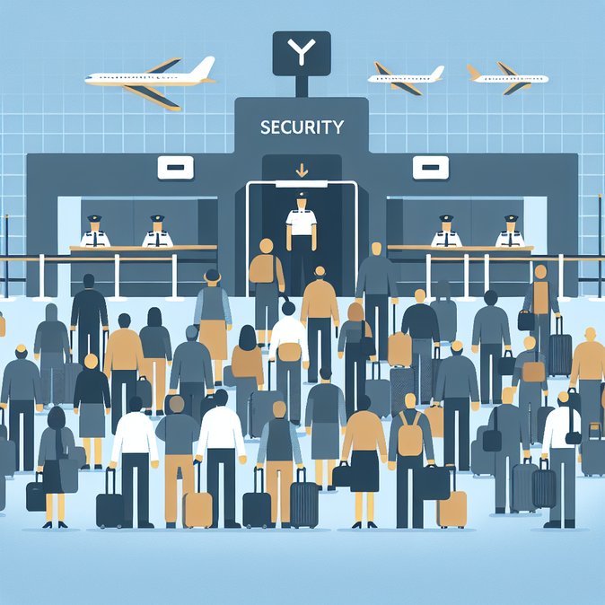 Security strike at Madrid-Barajas extends queues to 90 minutes