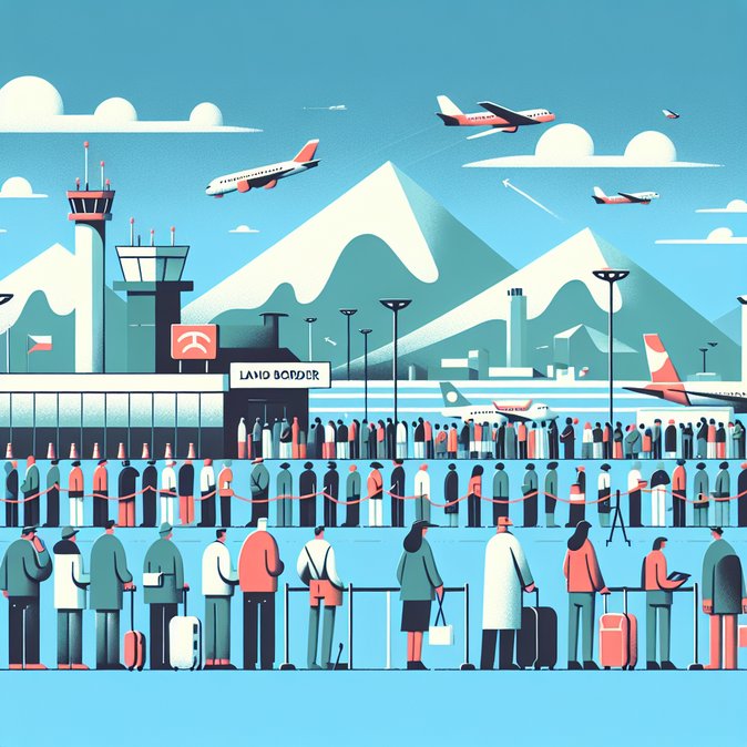 Holiday Travellers Face Double Whammy of Border Checks and EES Delays