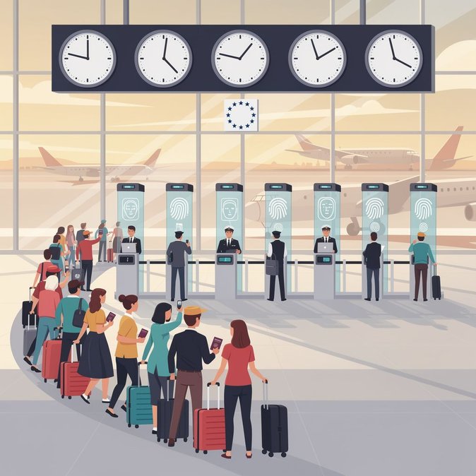 Les aéroports de Rome Fiumicino et Ciampino envisagent de suspendre cet été les nouveaux contrôles biométriques aux frontières de l’UE