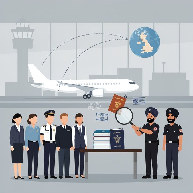 Air India Staff Questioned Again as Human-Trafficking Probe Focuses on Amritsar–London Flights