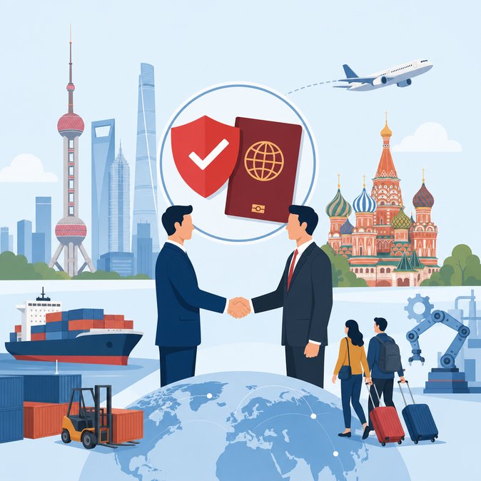 China extends 30-day visa-free entry for Russian citizens until 2027