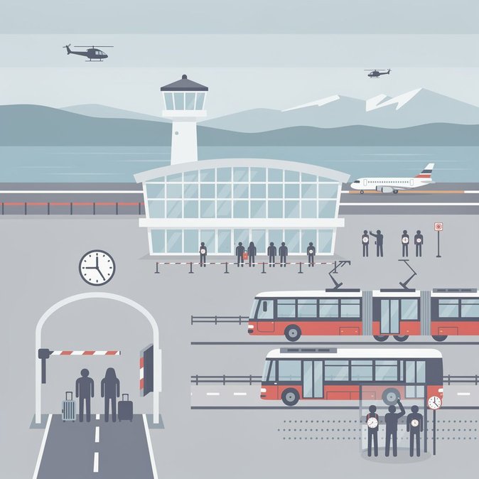 Ginebra se prepara para la cumbre del G7: cierres de fronteras, avisos en aeropuertos y recortes en el transporte