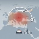 الهيئة الأوروبية للطيران تأمر شركات الطيران بتجنب الأجواء الإيرانية والعراقية، مما يضطر الإمارات إلى التحليق بمسارات بديلة