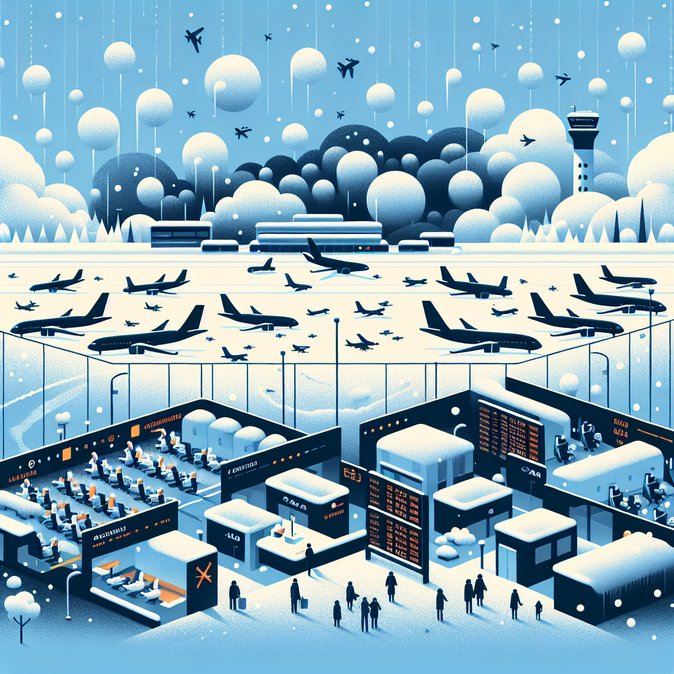 Winter Storm Snarls Record-Setting Thanksgiving Travel Rush Across U.S. Airports