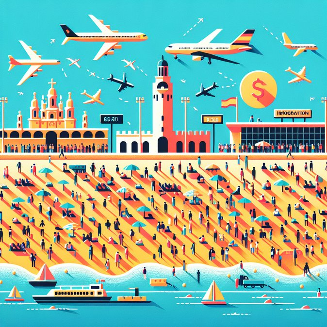 马德里迎来旅游热潮——中东冲突导致机票价格上涨