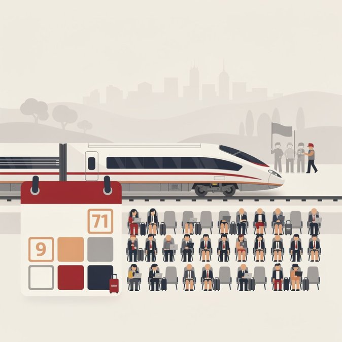 Renfe Releases 1.12 Million Seats for Spain’s 12 October Long Weekend