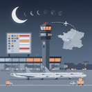 La huelga nocturna de controladores aéreos en Charleroi entra en su sexto día, con 160 vuelos ya cancelados