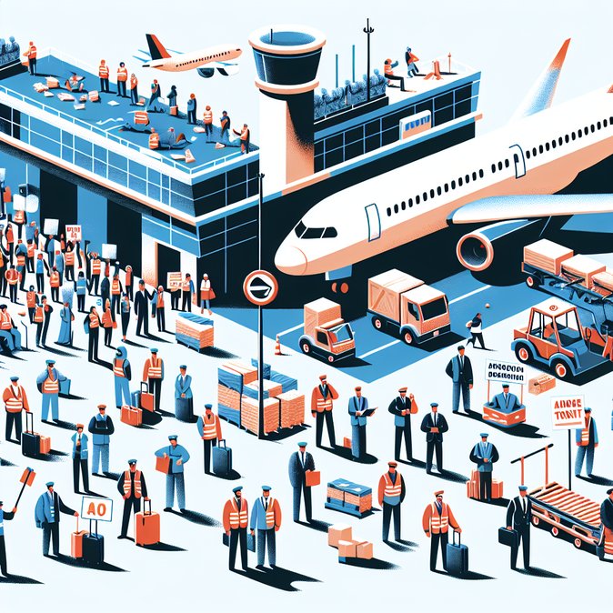 Grève nationale du personnel au sol prévue le 9 janvier : le trafic aérien italien pourrait être perturbé