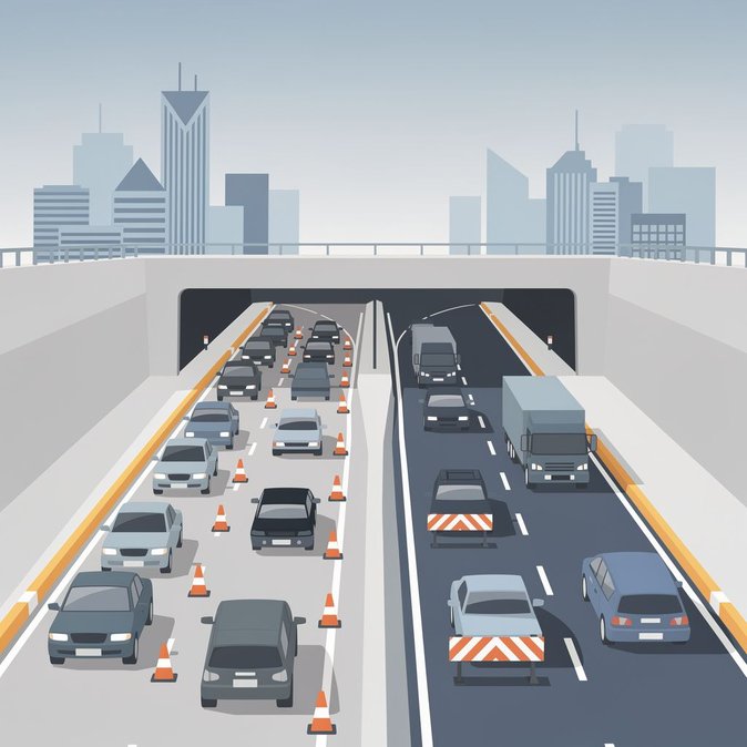 Construction at Windsor–Detroit Tunnel Causes Week-Long Border Delays