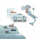 Italia reporta 3.300 nuevas llegadas de migrantes en octubre, con más de 26.000 desembarcos acumulados en el año