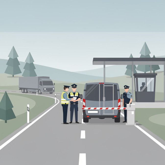 海关与联邦警察联手挫败捷克边境人口走私企图