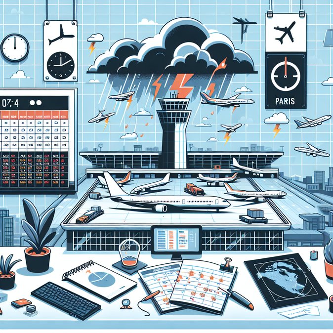 96 Delays and 15 Cancellations Snarl Traffic at Paris-Charles-de-Gaulle on 11 March