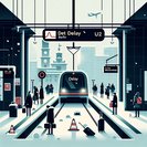 Icy conditions cut U2 subway line in Berlin, compounding commuter woes after airport closure