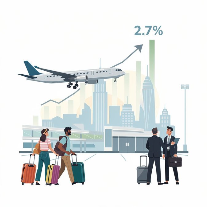 Les arrivées internationales aux États-Unis ont augmenté de 2,7 % en juin ; les voyages d'affaires restent en deçà des niveaux d'avant la COVID