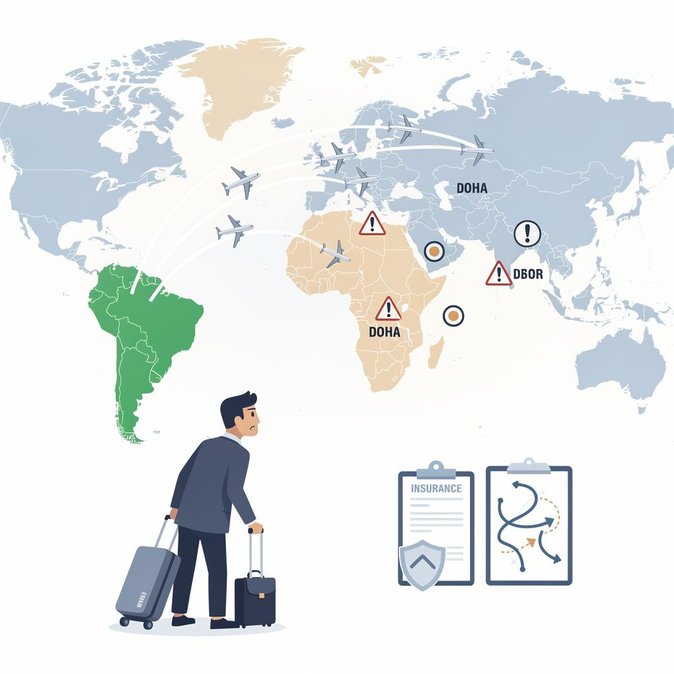 Brazil's Foreign Ministry Raises Travel Alert for Middle-East Hubs Used by Brazilian Business Travellers