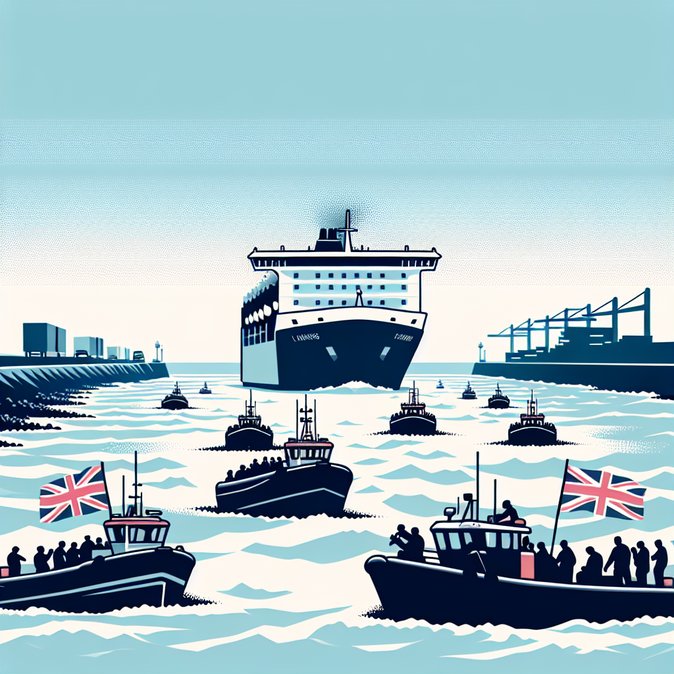 Channel Crossings Spike: 803 Migrants Depart French Beaches in a Single Day