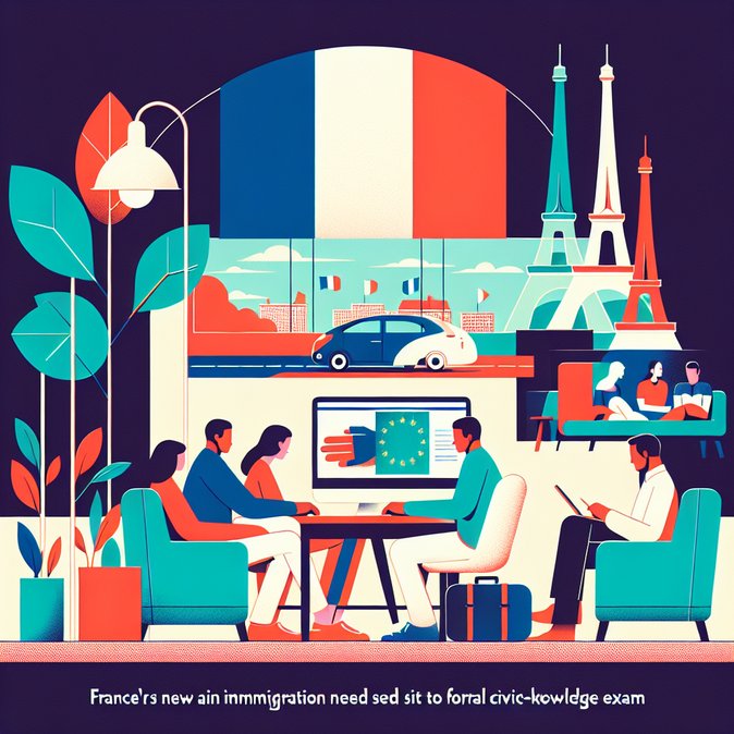 France Makes Civic-Knowledge Test Mandatory for Multi-Year Residence Permits and Naturalisation