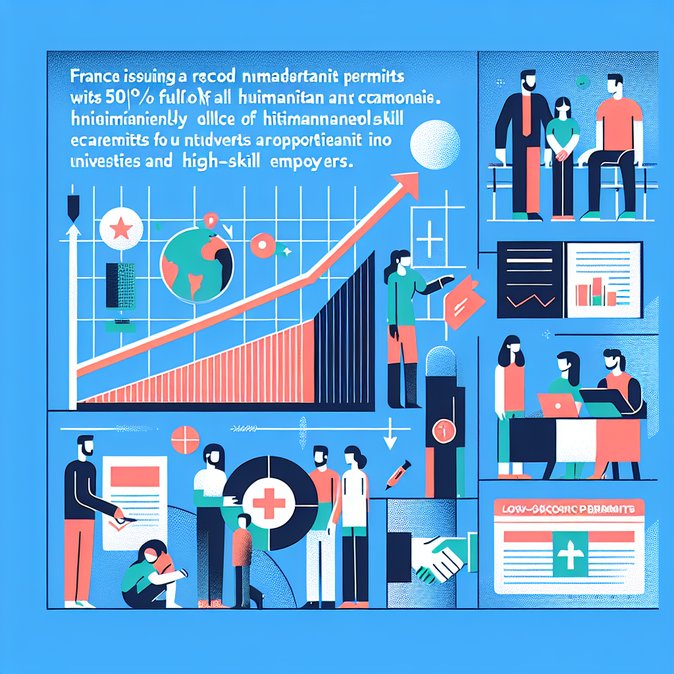 Half of New Immigrants to France in 2025 Were Students or Refugees