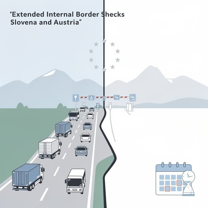 Slovenia’s six-month border-check renewal ripples into Austria’s transit corridors