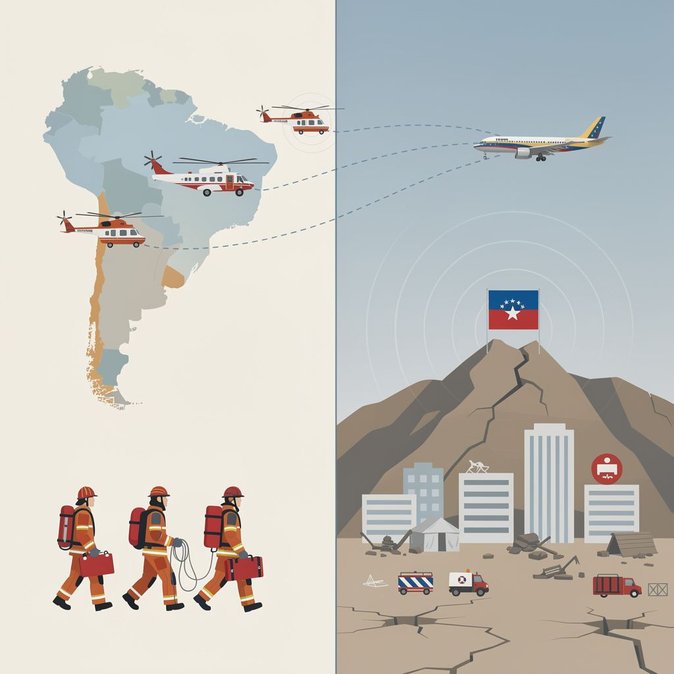 Le Brésil déploie 35 pompiers au Venezuela dans le cadre d'une mission humanitaire après le séisme