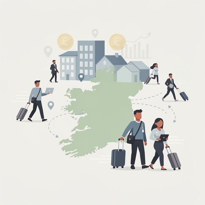 Le rapport « Mesurer le progrès de l’Irlande 2026 » du CSO révèle un solde migratoire net de 92 000, un record depuis 2007.