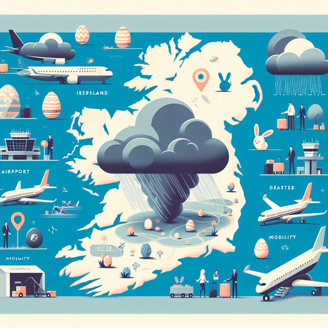 Storm Dave Triggers Nationwide Wind Warning, Potential Flight Disruptions Over Easter