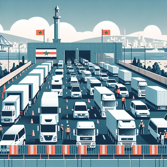 Six-Hour Queues at Ceuta Border as Moroccan Works Cut Lanes to Spain