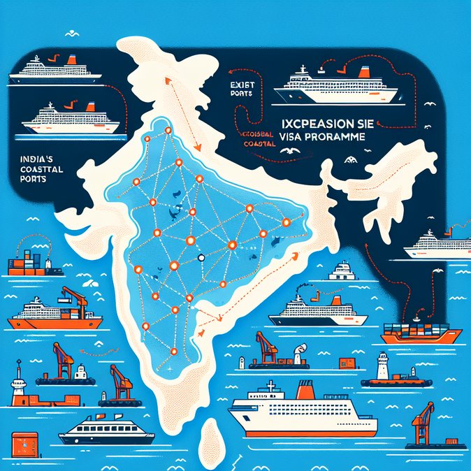 India Adds 14 Seaports to e-Visa Scheme, Taking Total ICPs to 114