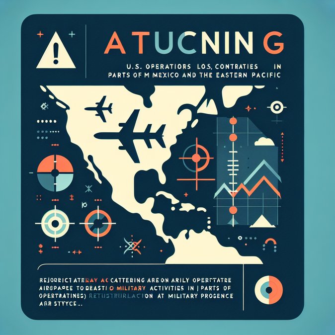 FAA Issues New NOTAMs Covering Parts of Mexico and Eastern Pacific Airspace