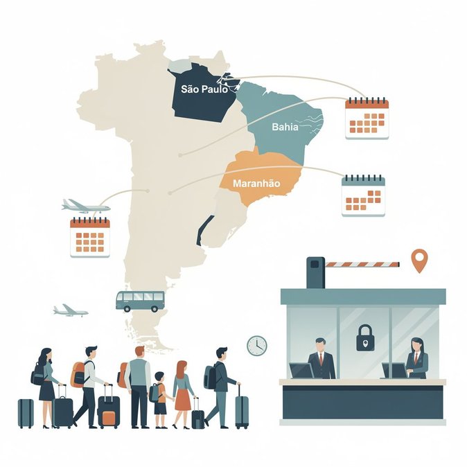 Vacaciones largas de julio confirmadas en tres estados brasileños: planifica tus tareas en consecuencia