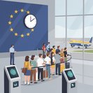 ريان إير تطلق إنذارًا بسبب طوابير الانتظار التي تستغرق ساعتين في برلين مع بدء فحوصات بصمات الأصابع لنظام الدخول الأوروبي (EES)
