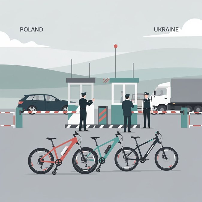 Border Guard Recovers €21k Worth of Stolen Bicycles During Exit Checks to Ukraine