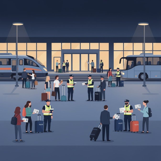 Plzeň Police Target Bus and Train Hubs In Weekend Immigration Sweep